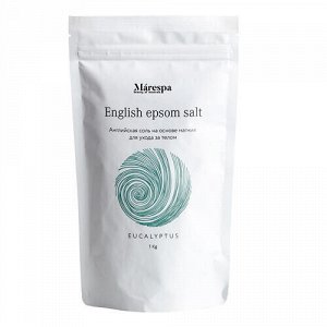 Соль для ванны "english epsom salt" с натуральным эфирным маслом эвкалипта и пихты, 2 кг