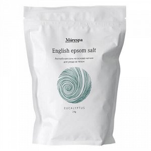 Соль для ванны "english epsom salt" с натуральным эфирным маслом эвкалипта и пихты, 2 кг