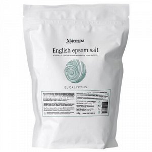 Соль для ванны "english epsom salt" с натуральным эфирным маслом эвкалипта и пихты, 2 кг