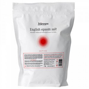 Соль для ванны "english epsom salt" с натуральным эфирным маслом розмарина и мяты, 2 кг