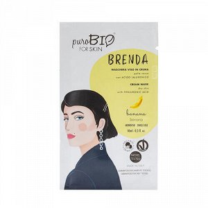 Крем-маска "brenda, банан" для сухой кожи, 10 мл