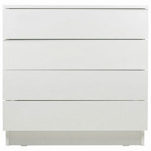 Комод BRABIX "Scandi CM-001", 750х330х730 мм, 4 ящика, ЛДСП, белый, 641900, ЦБ013659 -1