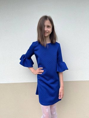 Синее платье для девочки Цвет: синий