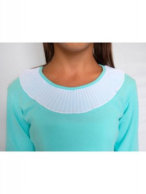 Джемпер(блузка) для девочки ментолового цвета Цвет: ментоловый