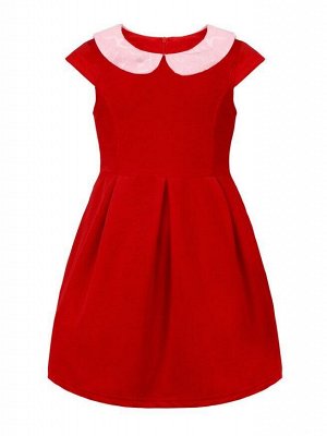 Красное платье для девочки Цвет: красный