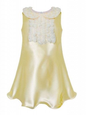 Молочное нарядное платье для девочки Цвет: шампань