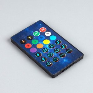 Умная гирлянда «Бахрома» 3 x 0.4 м роса, IP20, серебристая нить, 144 LED, пульт ДУ, приложение, свечение RGB, USB