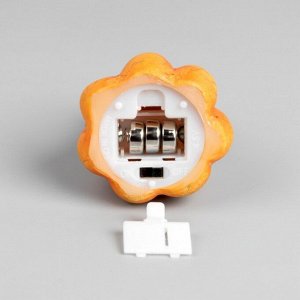 Светодиодная фигура «Тыква» 6 x 9 x 6 см, пластик, батарейки AG13х3 (в комплекте), свечение тёплое белое