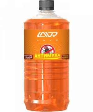 Омыватель стекол LAVR Glass Washer Anti Fly Concentrate Orange Ln1217, 1 л