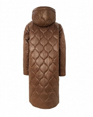 Пальто утепленное жен. цвет (007151) хаки