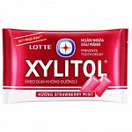 Резинка жевательная Xylitol Lime Mint &quot;Клубника и мята&quot;, Thai Lotte, 11,6 г, блистер