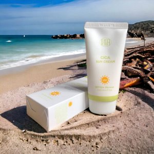 Lamelin/ Успокаивающий солнцезащитеый крем/ Cica Sun Cream
