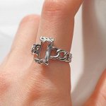 Кольцо &quot;Фантазия&quot; мираж, цвет белый в серебре, безразмерное