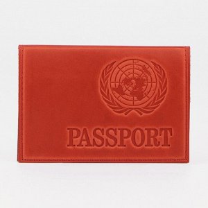 Обложка для паспорта, латинские буквы, цвет розовый 1220480