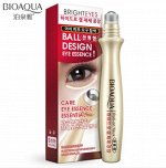 Крем для глаз с охлаждающим роликом BioAqua Ball Design Eye Essence 15 мл.