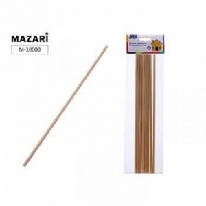 Деревянные палочки для творчества круглые 8 шт 30 см х 6 мм M-10000 Mazari {Китай}