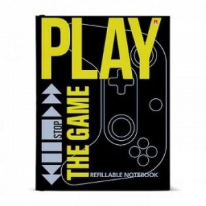 Тетрадь со сменным блоком 160л клетка на 4 кольца "PLAY THE GAME" 7-160-081/122 Альт {Россия}