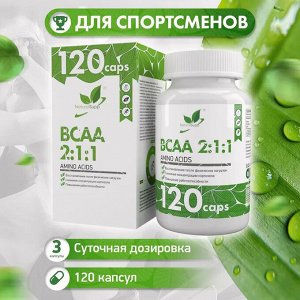 Natural Supp BCAA 2:1:1 (ВСАА 2:1:1 - 800 мг) 120 капс