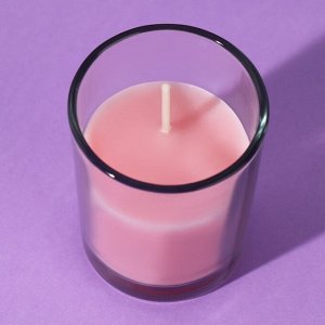 СИМА-ЛЕНД Свеча в стакане «Роза», 5 х 6 см