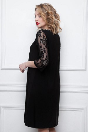 Платье "Венеция" черное П127