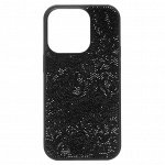 Чехол-накладка - PC071 POSH SHINE для &quot;Apple iPhone 14 Pro&quot; россыпь кристаллов (black)