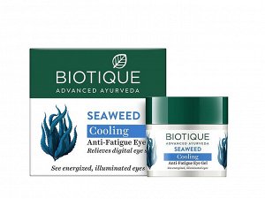 BIOTIQUE Bio Seaweed Revitalizing Anti Fatigue Eye Gel/ Биотик Био Морскими Водорослями Восстанавливающий Гель Для Глаз 15г.