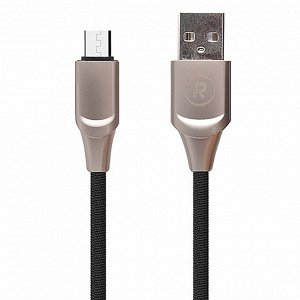 Кабель USB - micro USB RockBox RC-M02  100см 1,5A (black)
