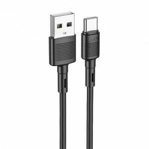 Кабель USB - Type-C Hoco X83  100см 3A  (black)