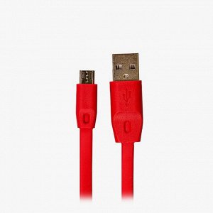 Кабель USB - micro USB Brera Black Diamond  100см 1,5A (red)