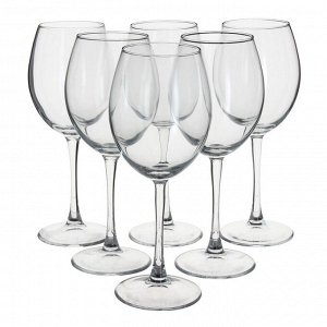 Набор бокалов для вина, 6 шт, 550 мл, стекло, ENOTECA, 1/4