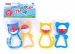 Набор погремушек для детей &quot;Мишка и кошечка&quot; (1/40) ЭИ-10