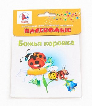 Игра для развития памяти и внимания с карт. "Насекомые", Р-2862