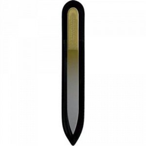 Пилка стеклянная 120 мм FG-02-12 GOLD золото, чехол ПВХ, блистер