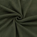 Ткань на отрез флис 501/2 цвет Хаки (двусторонний)