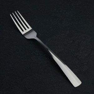 FoodVibes Вилка столовая Доляна Gleen, h=21 см, толщина 1,2 мм, цвет серебряный