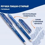 Ручка стирающаяся синяя гелевая Пиши-Стирай