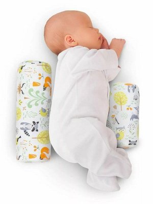 Подушка (валик-позиционер для боковой поддержки) Amarobaby Nature Anatomy с лузгой гречихи (Зверята)