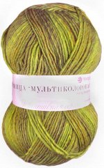 Пряжа Пехорская ПТ &quot;Ровница &quot;Мультиколоровая&quot; № 1018М
