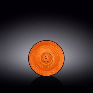 Блюдце Wilmax Spiral, d=12 см, цвет оранжевый