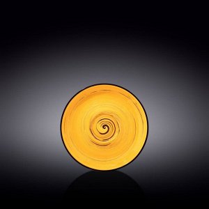 Блюдце Wilmax Spiral, d=14 см, цвет жёлтый