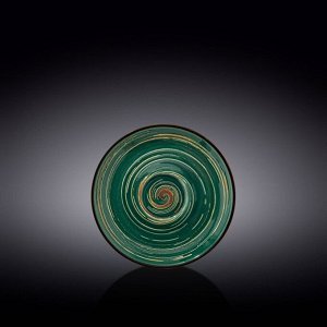 Блюдце Wilmax Spiral, d=15 см, цвет зелёный
