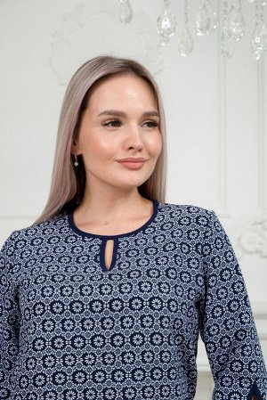 Кофта женская из милано Анфиса лепестки