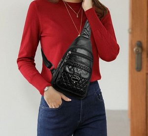 Женская сумка через плечо, стиль современный, ПУ кожа