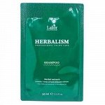 Lador Слабокислотный травяной шампунь с аминокислотами Гербализм Herbalism Shampoo Pouch, 10мл