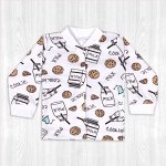 Кофта для новорожденного молоко/бежевый