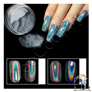 Пигмент-втирка для ногтей Bect Holographic (призма), 1 грамм