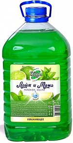 Жидкое мыло Mr.Green Увлажняющее Лайм и Мята 5л ПЭТ