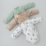 Боди с длинным рукавом &quot;Крошки Горошки&quot;, 3шт/уп