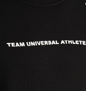 Костюм Черный
French terry б/н
Мужской свитшот свободного кроя (термо "TEAM UNIVERSAL ATHLETE" и нашивка).
Состав: 70% Cotton 30% Polyester
Мужские брюки с ц/к поясом, карманом в шве и манжетом (нашив