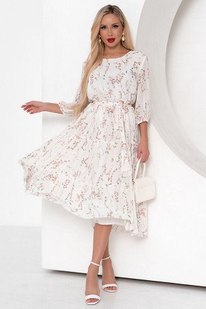 Платье Хелен (белый/розовый) Р11-1075/17